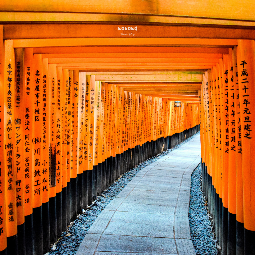 Japan Temple walkway